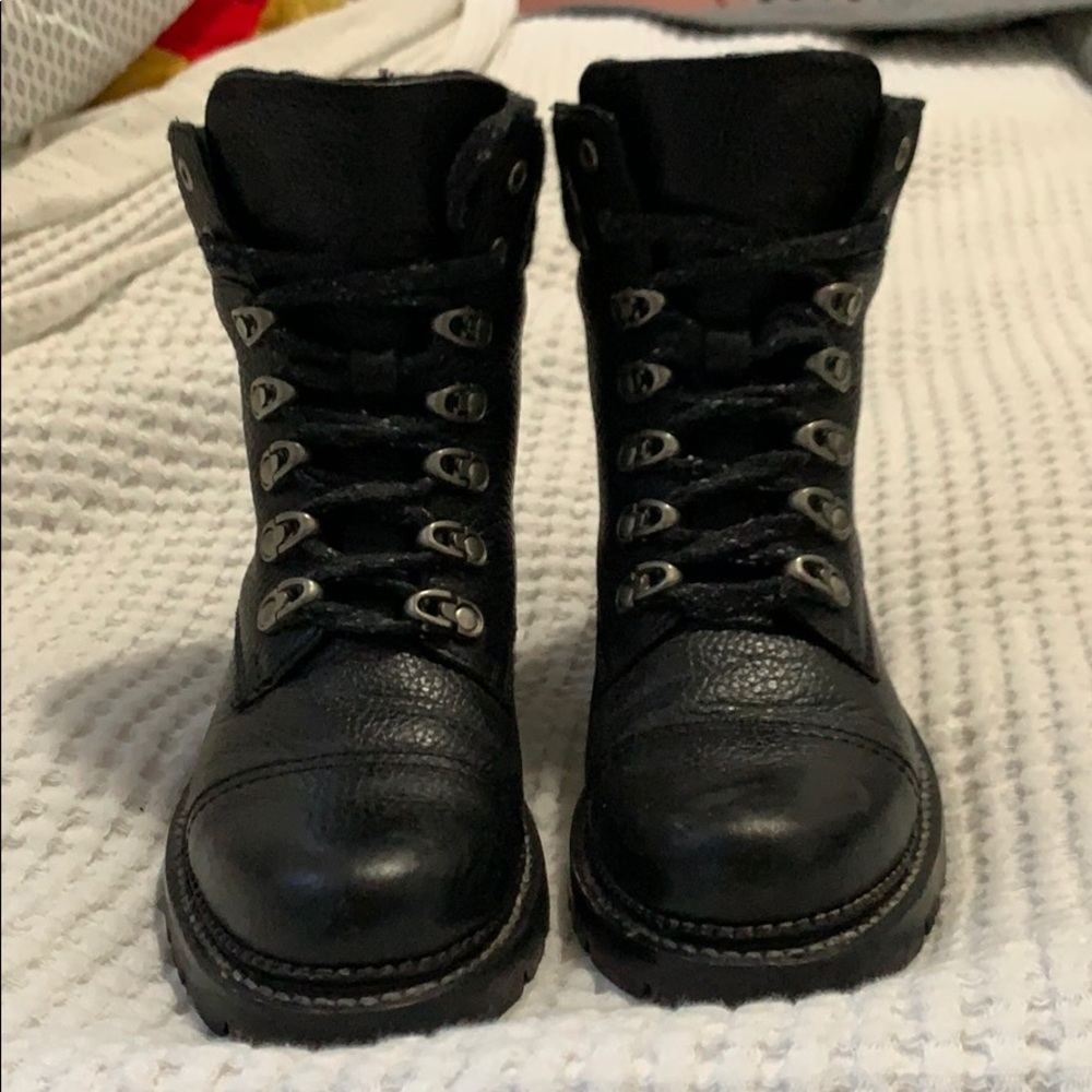 FRYE SAMANTHA HIKER winter combat boots!
